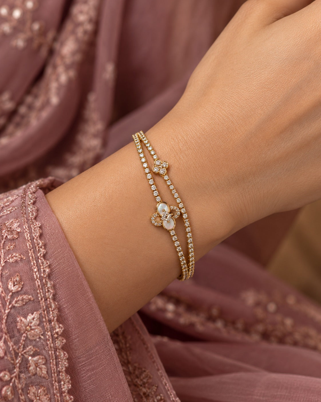 Celestial Clover Bracelet