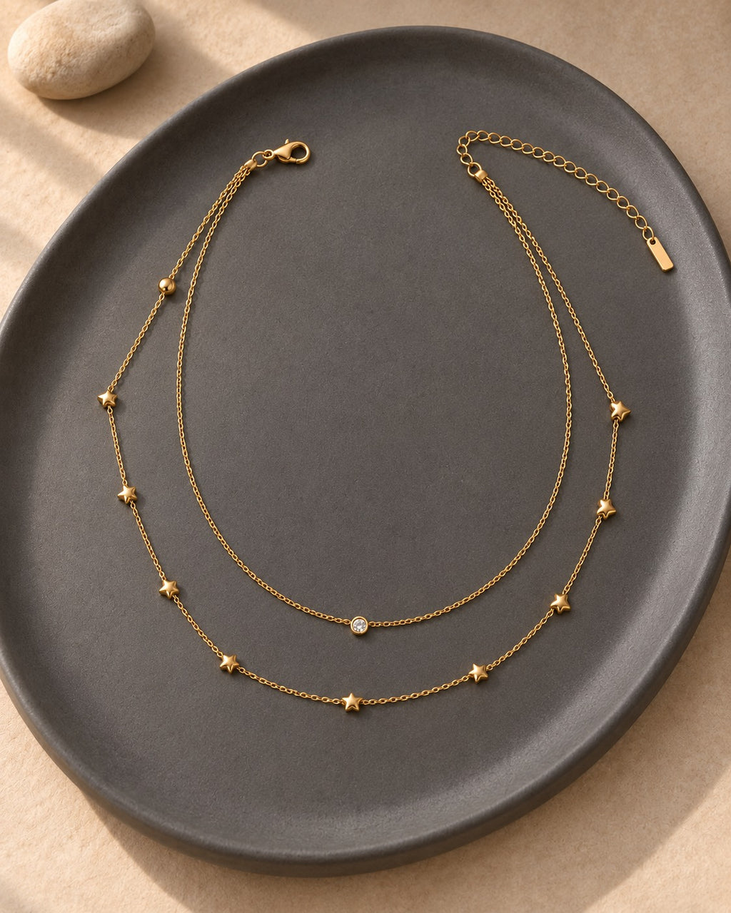 Double Layer Gold Star Waist Chain