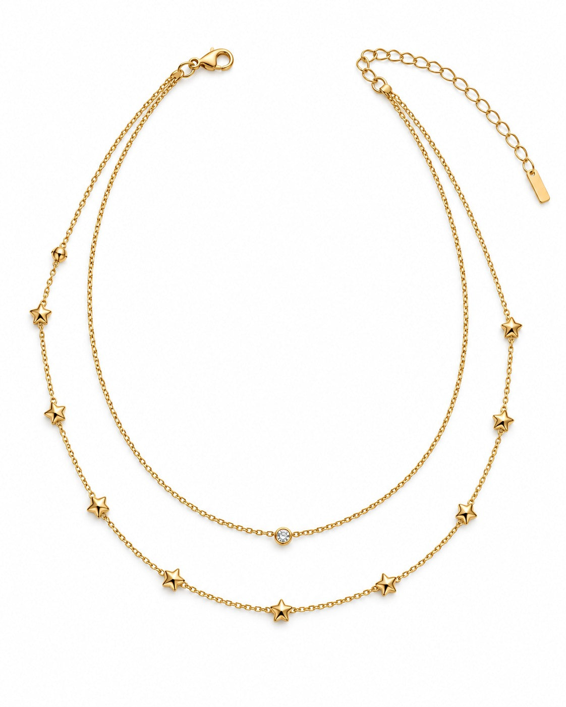 Double Layer Gold Star Waist Chain
