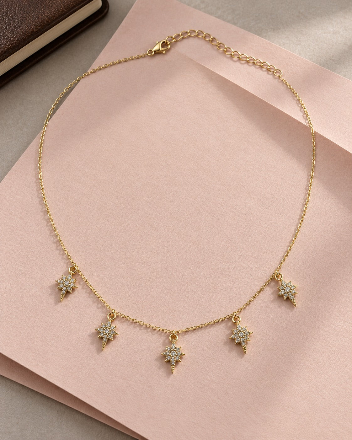 Celestial Star Charm Necklace