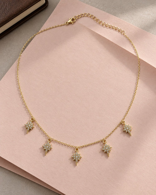 Celestial Star Charm Necklace