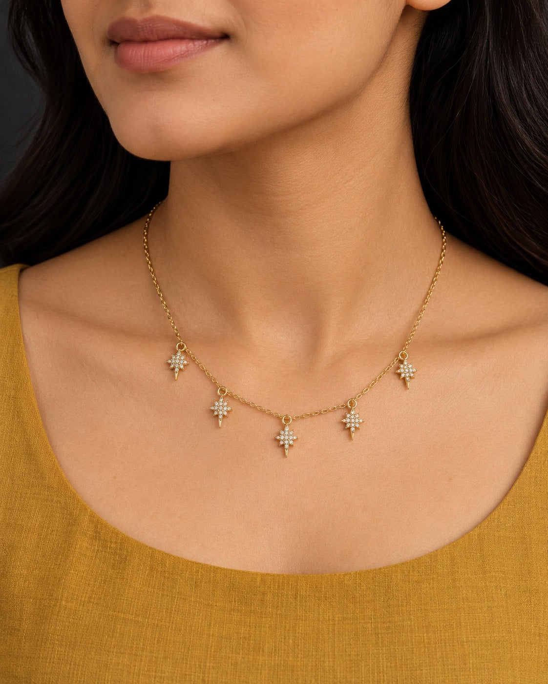 Celestial Star Charm Necklace