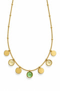 Gold Coin Charm Necklace